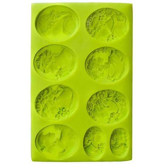 Ibili Accesorios 3D Silicone Fondant Mould - Cameo
