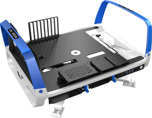 Inwin X-Frame 2 Desktop Tower 1065W - White &amp; Blue