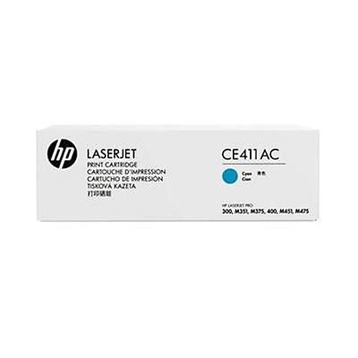 Hp Original # 305A Clj M475 Cyan Contract Toner image