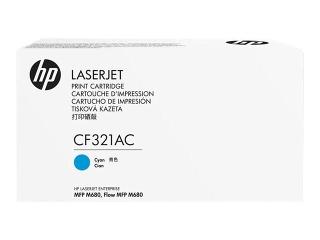 Hp Original # 653A Clj M680 Cyan Toner image