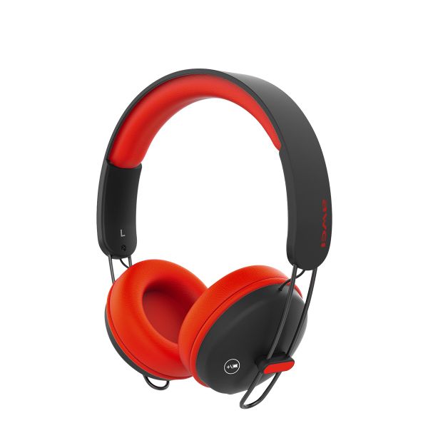 Awei A800BL Wireless Bluetooth Headphones with Detachable Cable &amp; Mic - Black &amp; Red