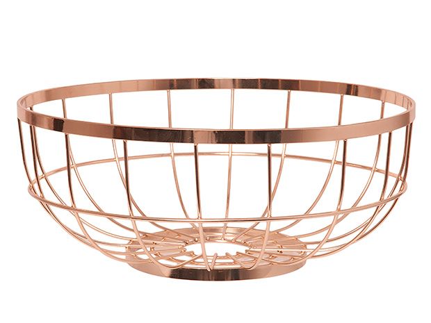 Present Time Fruit Basket - Copper