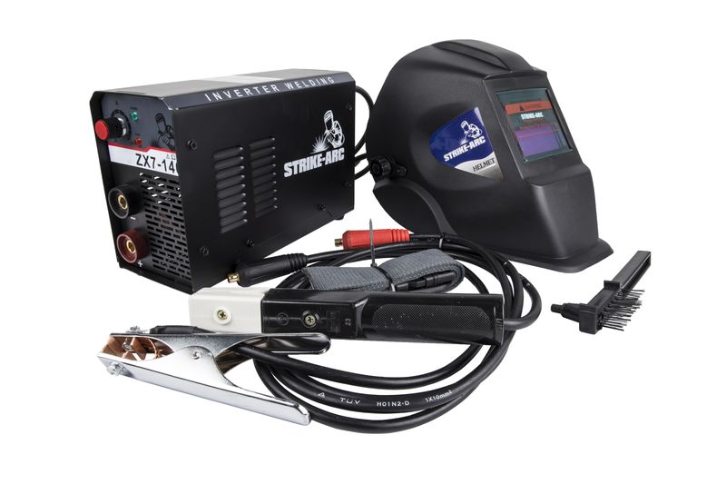 Strike Arc - 140Amp Inverter Welder with Helmet