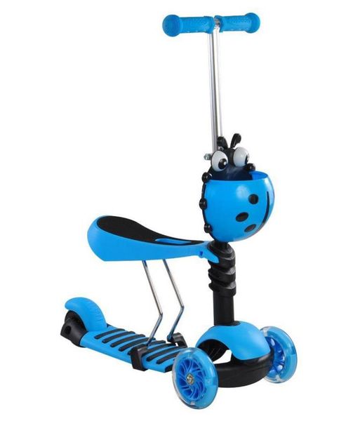 Jeronimo 3-in-1 Scooter - Blue