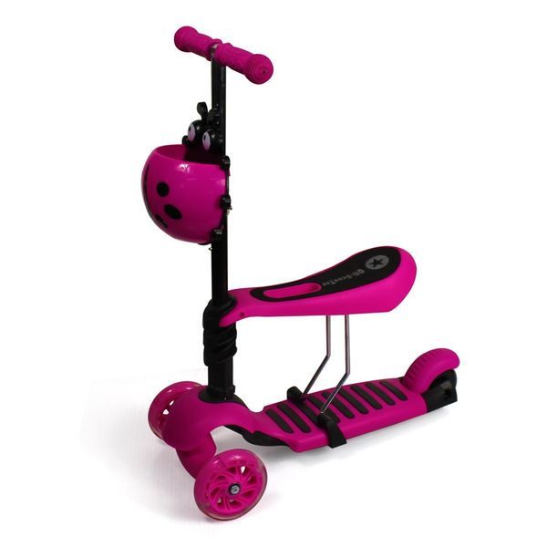 Jeronimo 3-in-1 Scooter - Pink