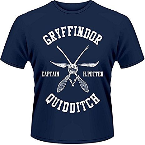 Harry Potter Captain H T-Shirt - Blue (Size: XX - Large - Parallel Import)