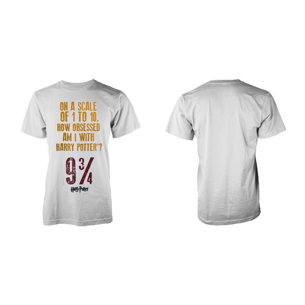 Harry Potter Obsessed T-Shirt - White (Size: XX-Large - Parallel Import)