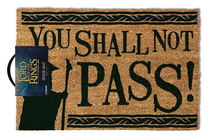 Lord Of The Rings - You Shall Not Pass Door Mat (Parallel Import)
