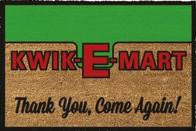 Simpsons - Kwit-E-Mart Door Mat (Parallel Import)