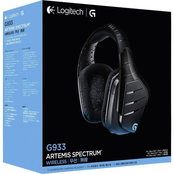 Logitech: G933 Artemis Spectrum Wireless 7.1 Surround Gaming Headset (PC)