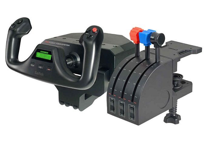 Logitech G PRO Flight Yoke System (PC) Simulation Yoke and Throttle