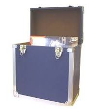 Record Box - 50 LP Record Storage Carry Case - Navy (Parallel Import)