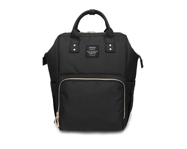 Heine Large Multi-Functional Nappy Bag - Black