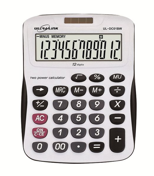 Ultra-Link 12 Digit Desktop Calculator