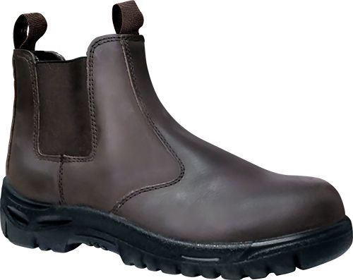 Dot Safety Shoe Boot - Chelsea Brown