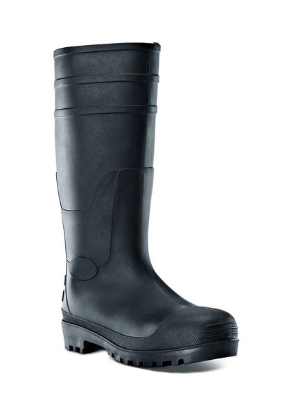 Dot Gumboot Heavy Duty - Leo Black