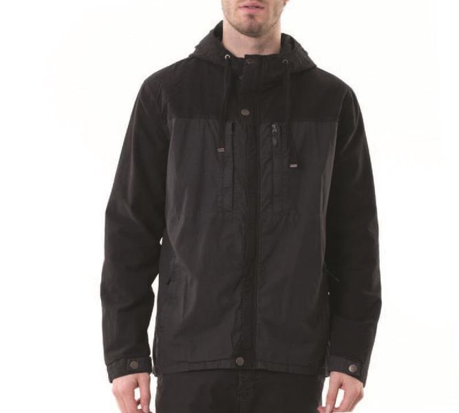 Deacon Mens Aglow Hooded Jacket - Coal