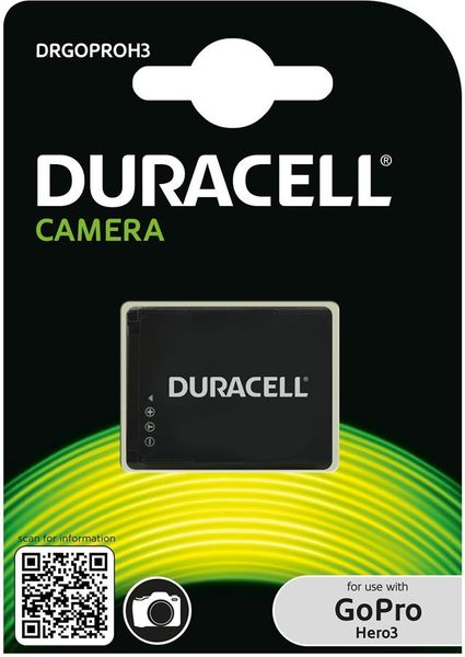 Duracell GoPro Hero 3 AHDBT-201 Cam Corder Battery