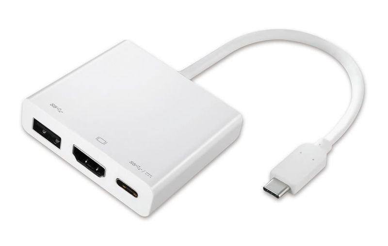 2-Power USB Type-C Travel Dock USB-A / USB-C / HDMI