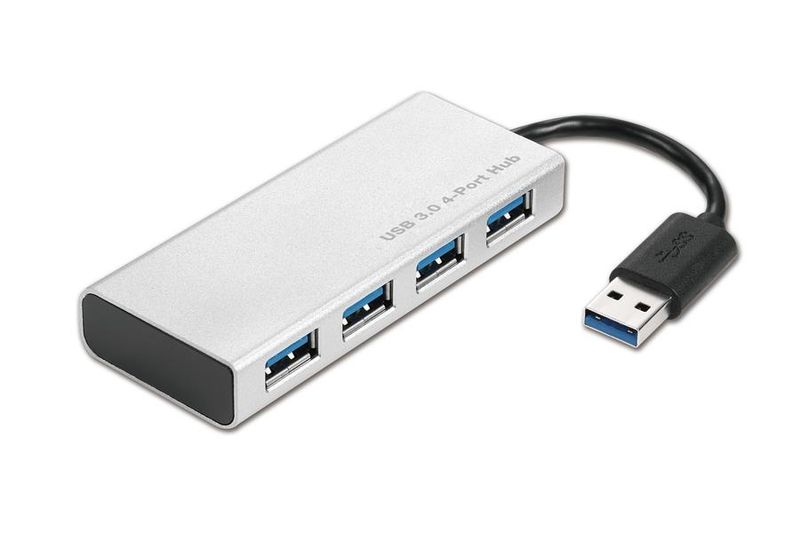 2-Power USB 3.0 4-Port Hub with Power Supply