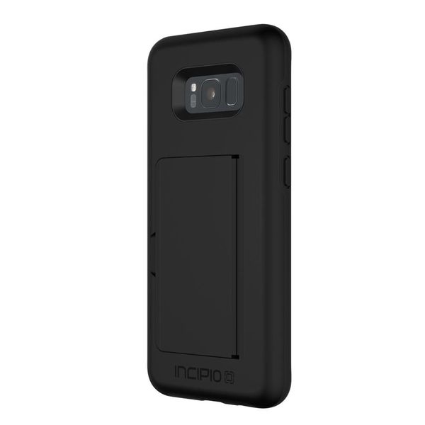 Incipio Stowaway Wallet Case for Samsung Galaxy S8 Plus - Black