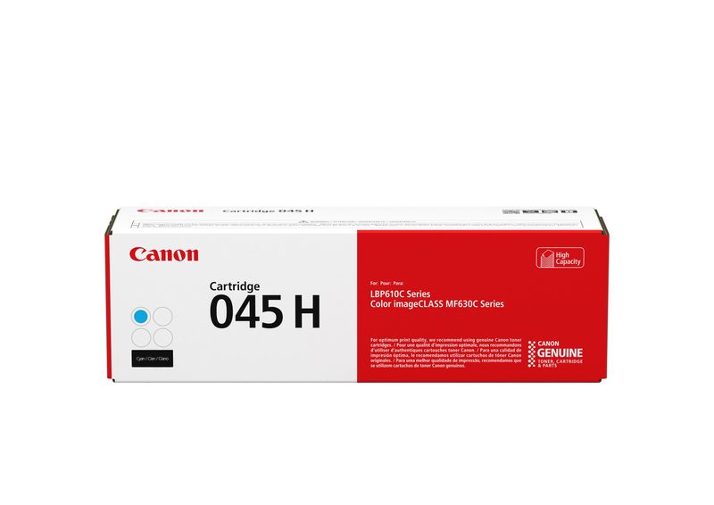 Canon 045H High Yield Cyan Laser Toner Cartridge