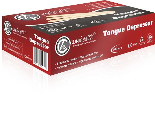 Clinihealth Tongue Depressors 100S