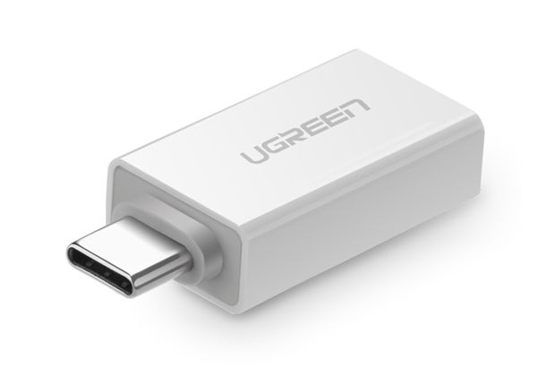 UGreen 30155 USBC 3.1 M to USB3.0 F OTG Adapter-WH