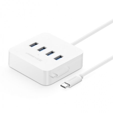 UGreen 30316 USBC to 4Port USB3.0 Hub+OTG-WH