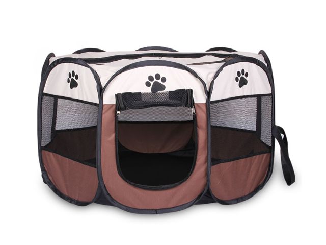 Foldable Pet Playpen Yard Mesh Shade Cover
