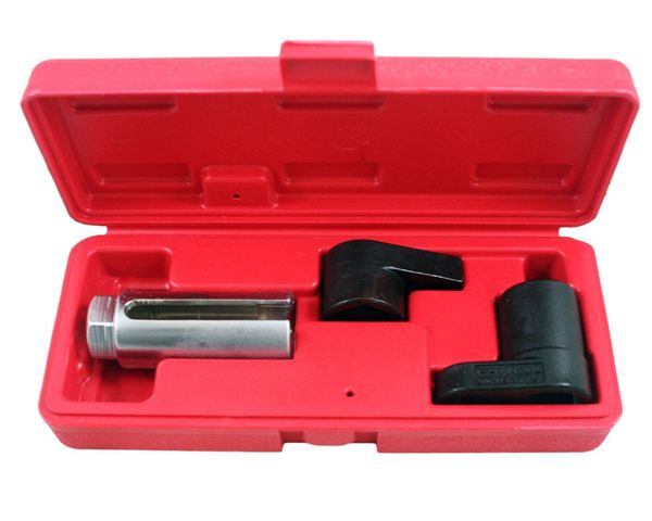 3 Piece 3/8 &amp; 1/2 Inch Drive Oxygen Sensor Wrench Socket Tool Set