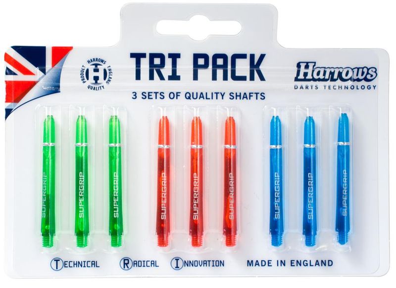 Harrows Supergrip Tri Pack Darts Shaft