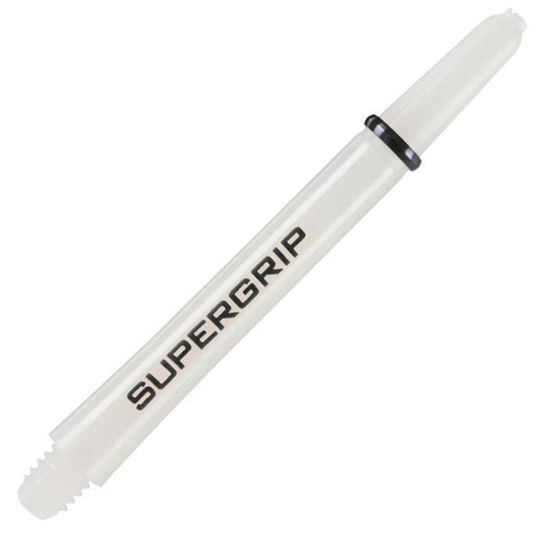 Harrows Supergrip White Darts Shaft 10 Pack - Medium 2BA
