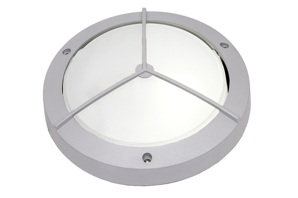 Die-Cast Elegance: BH050 Outdoor Wall Light in Dual Finishes - Grid Design