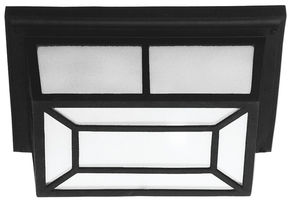 Bright Star Lighting - 60W Outdoor Bulkhead - Black