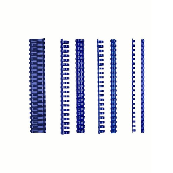 Meeco 10mm Binding Element - Blue 100pcs