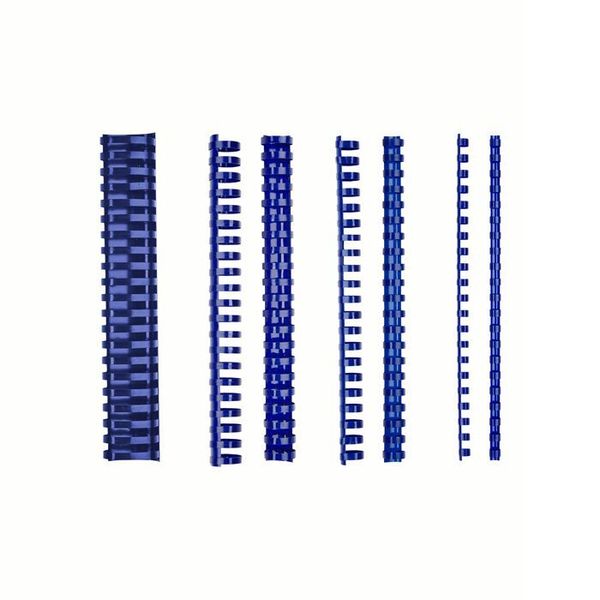Meeco 28mm Binding Element - Blue 50pcs