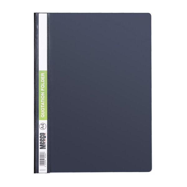 Meeco Quotation Folder A4 Black Pack of 5
