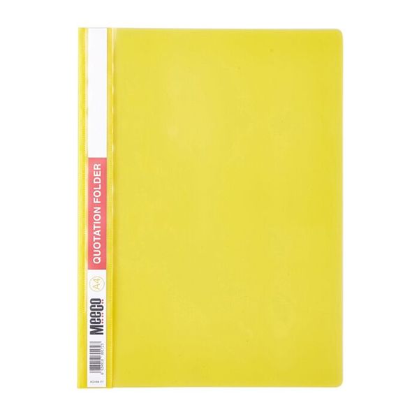 Meeco Quotation Folder Economy - Yellow