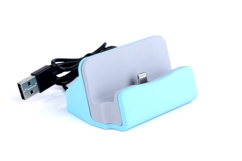 Charge &amp; Sync Docks Lightning Connector for iPhone - Blue