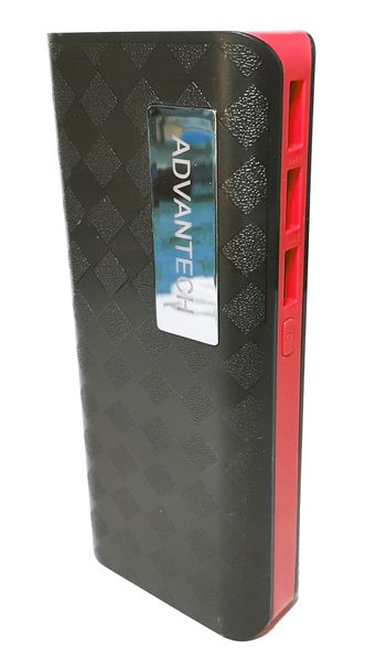 PowerBank 12 000 mAh No4 - Black &amp; Red