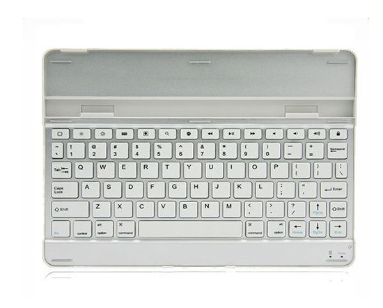 Bluetooth Keyboard &amp; Stand for iPad 2/3/4 - Silver &amp; Black