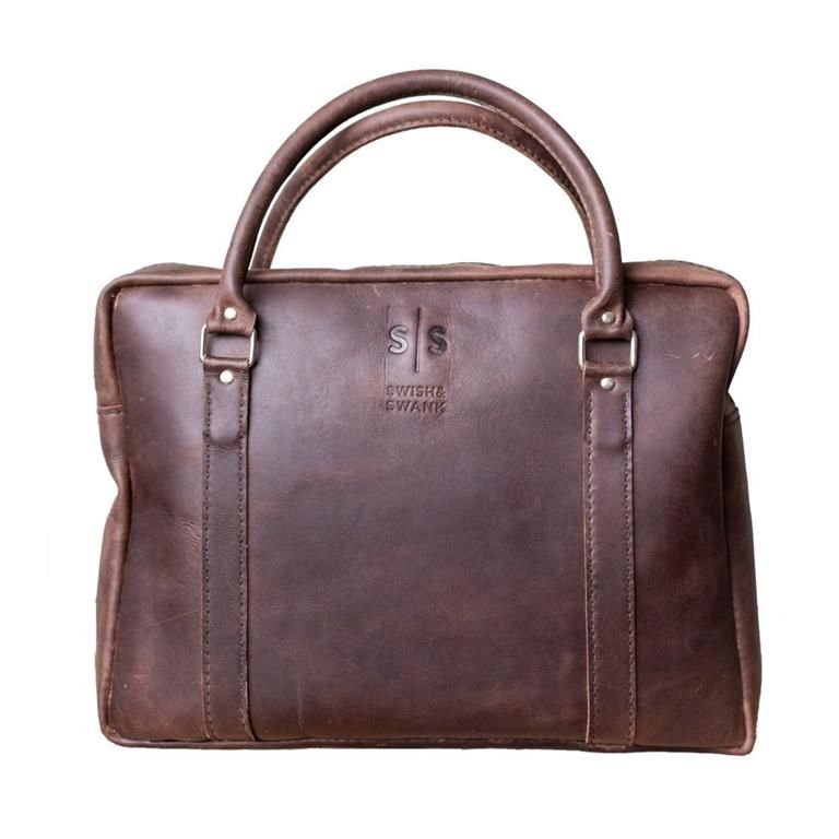 Swish & Swank Boaz Leather Briefcase Shop Today. Get it Tomorrow