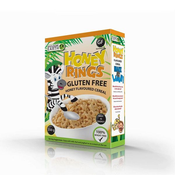 Wholesome Earth Gluten Free Cereal Honey Rings 350g