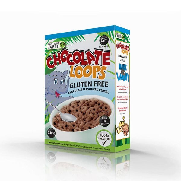 Wholesome Earth Gluten Free Cereal Chocolate Loops 350g