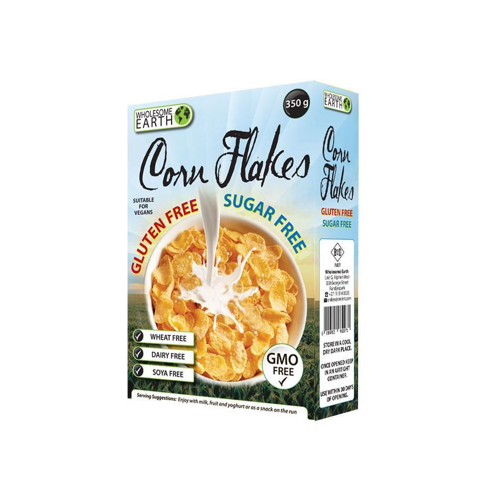 Wholesome Earth Corn FlakesSugar Free Gluten Free 350g Buy Online