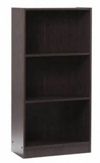 3 Shelf Bookcase - Wenge