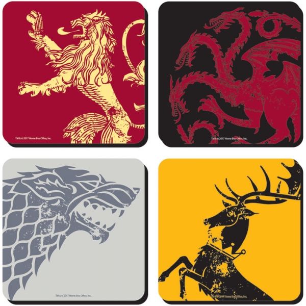 Game Of Thrones Coaster - Set of 4 (Parallel Import)