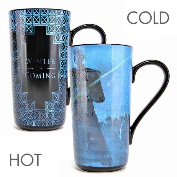 Game of Thrones Winter Is Coming Heat Change Latte Mug