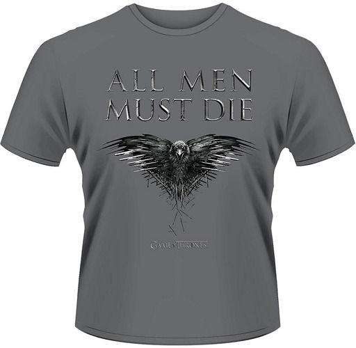 Game of Thrones All Men Must Die T-Shirt Parallel Import